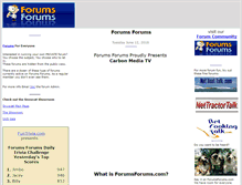Tablet Screenshot of forumsforums.com
